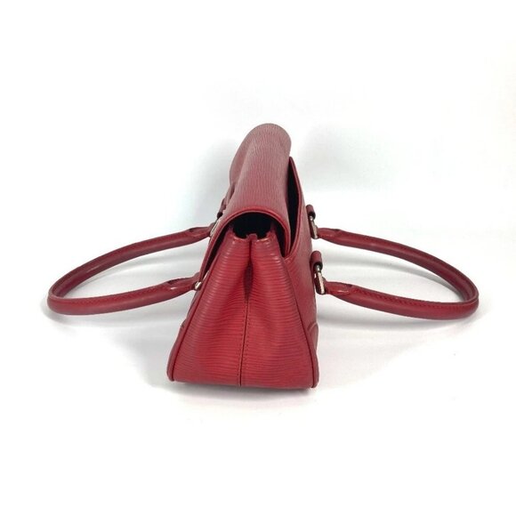 LOUIS VUITTON M5887E Epi Segur PM flap Hand Bag Epi Leather Castilian Red - Picture 4 of 16